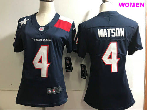 Deshaun Watson Houston Texans navy Vapor jersey