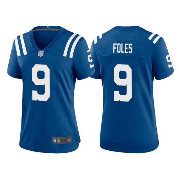 Nick Foles Indianapolis Colts royal Game jersey