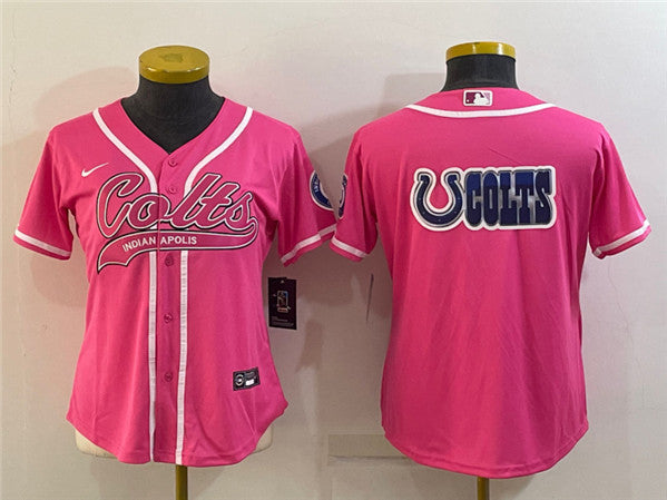 Logo Indianapolis Colts pink jersey
