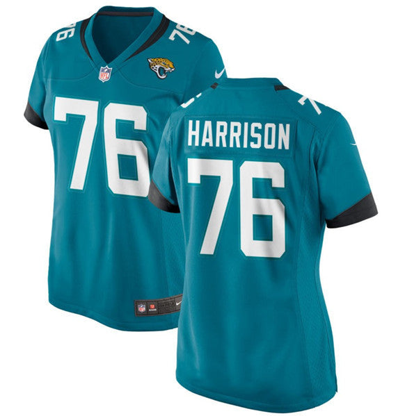 Anton Harrison Jacksonville Jaguars teal jersey