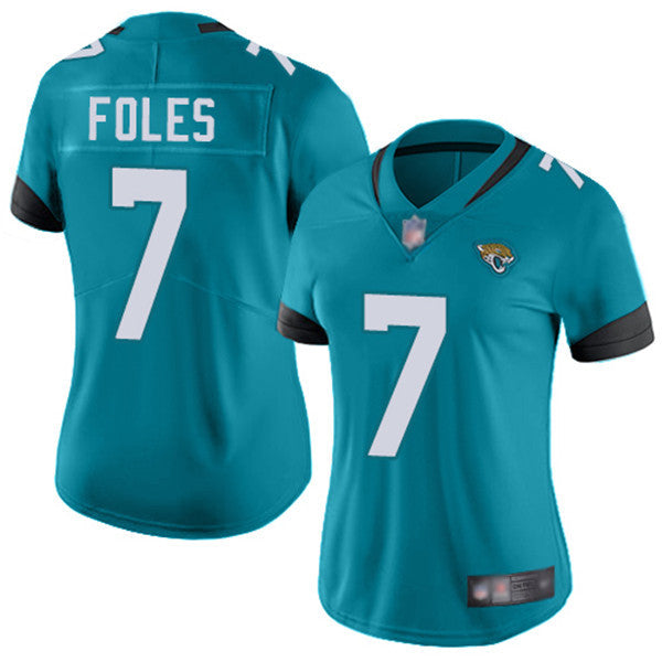 Nick Foles Jacksonville Jaguars teal Vapor jersey
