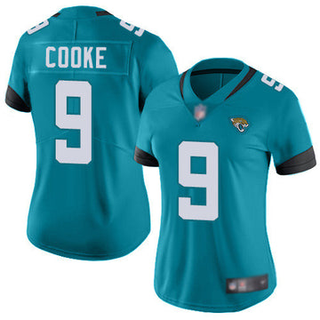 Logan Cooke Jacksonville Jaguars teal Vapor jersey