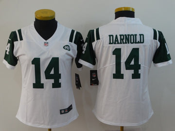 Sam Darnold New York Jets white Vapor jersey
