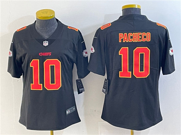Isiah Pacheco Kansas City Chiefs black Vapor jersey