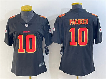Isiah Pacheco Kansas City Chiefs black Vapor jersey