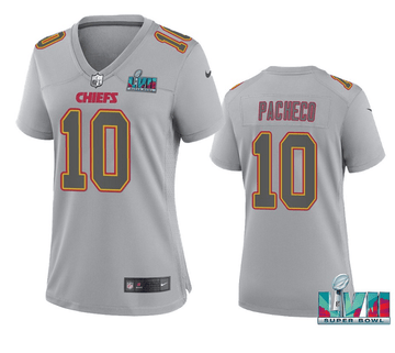 Isiah Pacheco Kansas City Chiefs gray Game jersey