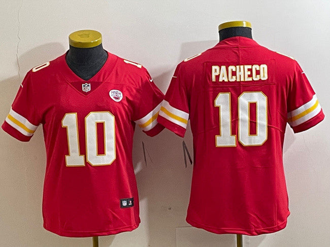 Isiah Pacheco Kansas City Chiefs red Vapor jersey