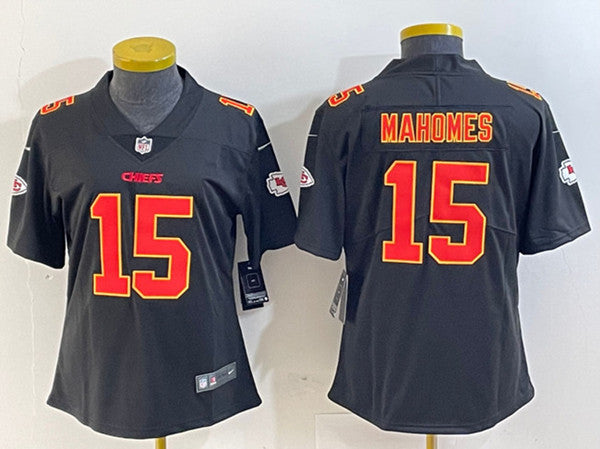 Patrick Mahomes Kansas City Chiefs black Vapor jersey