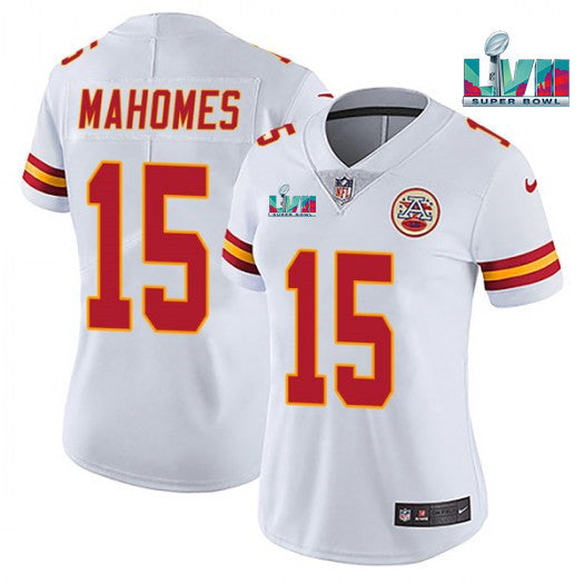 Patrick Mahomes Kansas City Chiefs white Vapor jersey