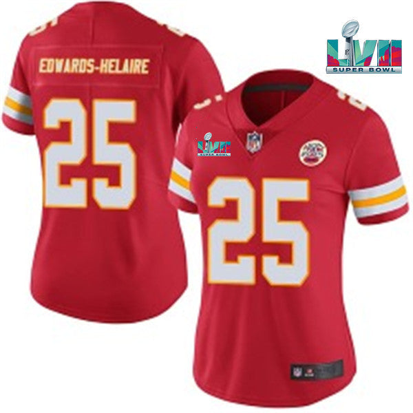 Clyde Edwards-Helaire Kansas City Chiefs red Vapor jersey