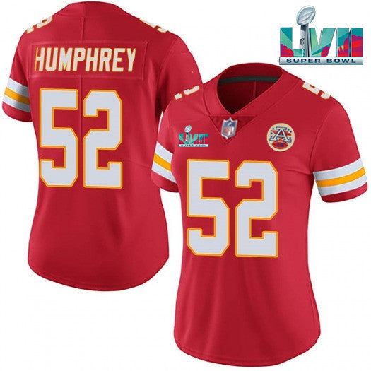 Creed Humphrey Kansas City Chiefs red Vapor jersey
