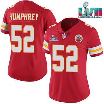 Creed Humphrey Kansas City Chiefs red Vapor jersey