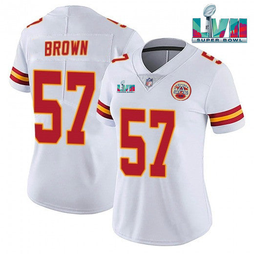 Orlando Brown Kansas City Chiefs white Vapor jersey