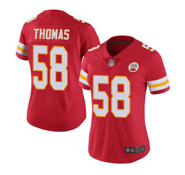 Derrick Thomas Kansas City Chiefs red Vapor jersey
