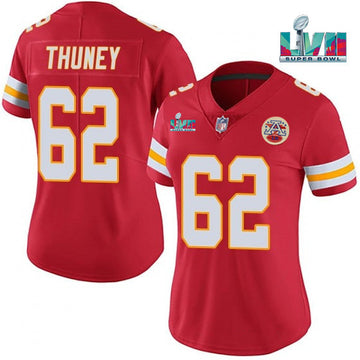Joe Thuney Kansas City Chiefs red Vapor jersey