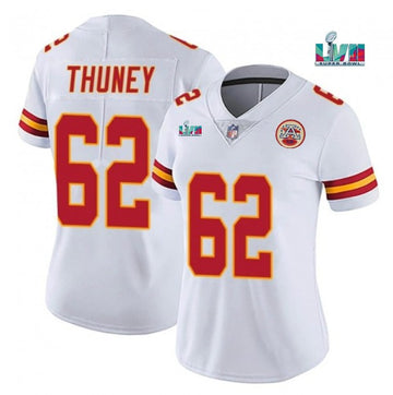 Joe Thuney Kansas City Chiefs white Vapor jersey