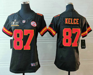 Travis Kelce Kansas City Chiefs black Vapor jersey