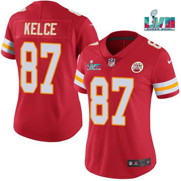 Travis Kelce Kansas City Chiefs red Vapor jersey