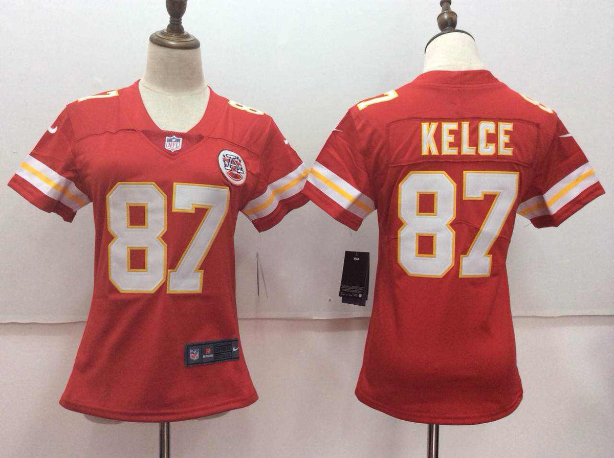 Travis Kelce Kansas City Chiefs red Vapor jersey