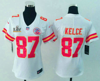 Travis Kelce Kansas City Chiefs white Vapor jersey