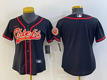 Custom Kansas City Chiefs black jersey