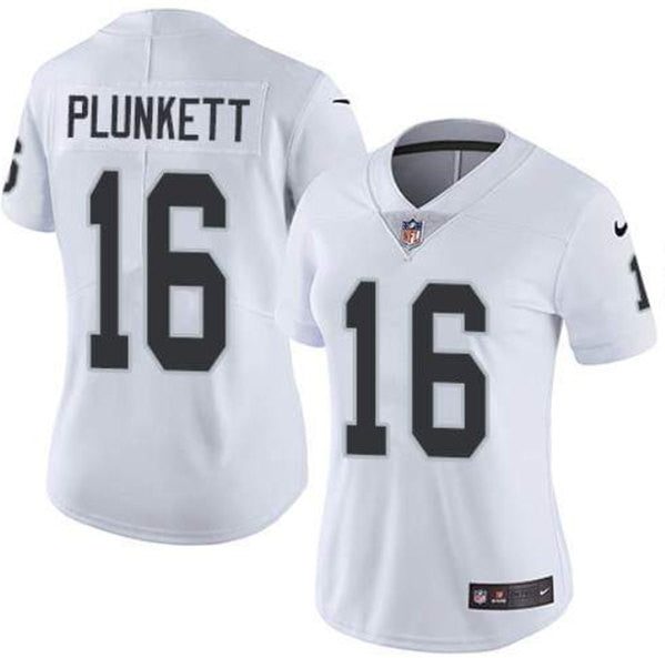 Jim Plunkett Las Vegas Raiders white Vapor jersey