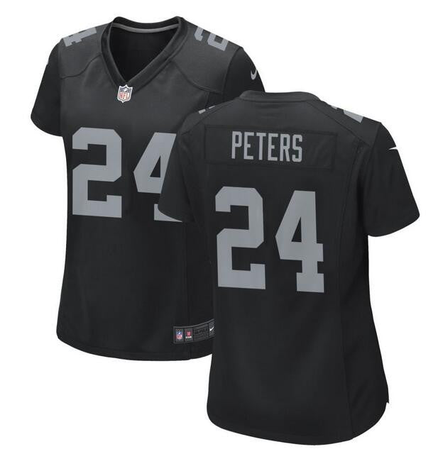 Marcus Peters Las Vegas Raiders black jersey