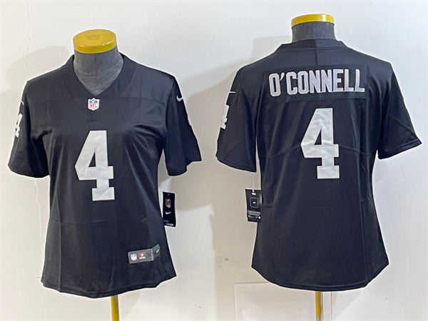 Aidan O'Connell Las Vegas Raiders black Vapor jersey