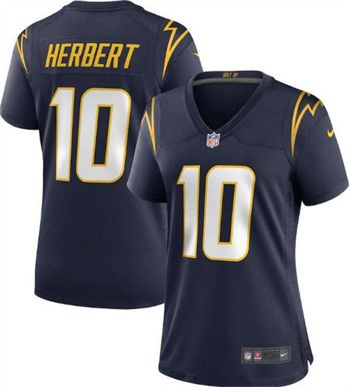 Justin Herbert Los Angeles Chargers navy Vapor jersey