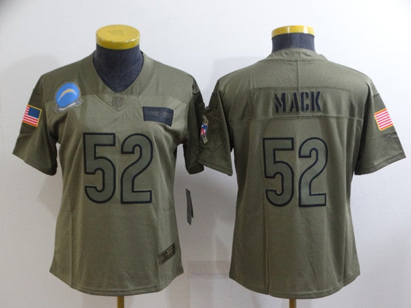 Khalil Mack Los Angeles Chargers camo Salute To Service jersey