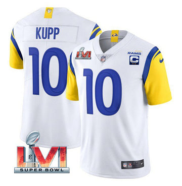 Cooper Kupp Los Angeles Rams white Vapor jersey