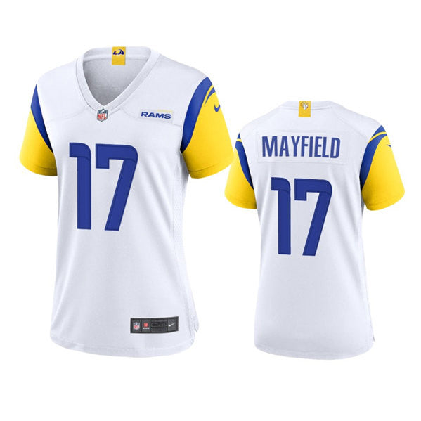 Baker Mayfield Los Angeles Rams white Game jersey