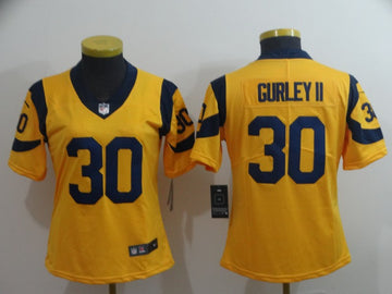 Todd Gurley II Los Angeles Rams gold Vapor jersey