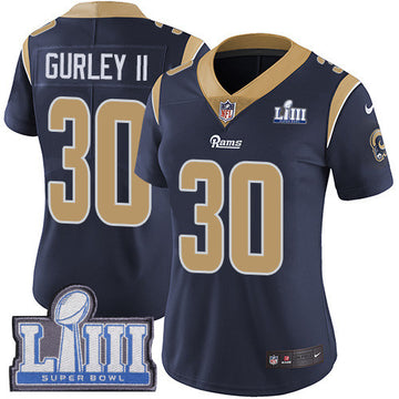 Todd Gurley II Los Angeles Rams navy Vapor jersey