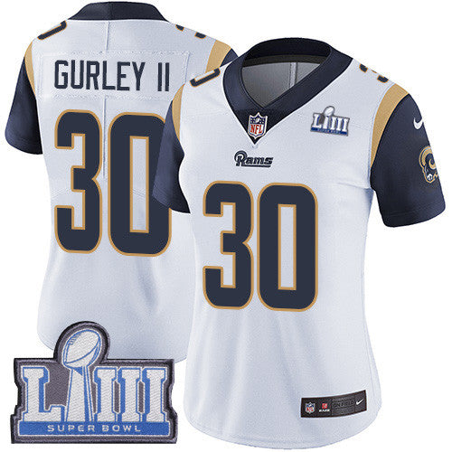 Todd Gurley II Los Angeles Rams white Vapor jersey