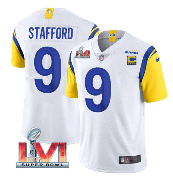 Matthew Stafford Los Angeles Rams white Vapor jersey