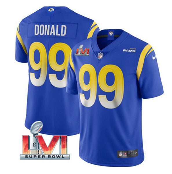Aaron Donald Los Angeles Rams royal Vapor jersey