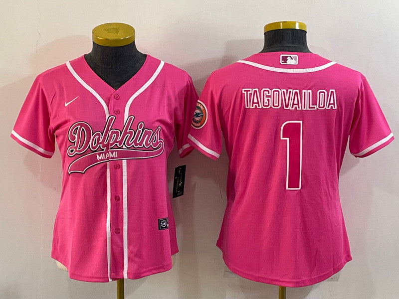 Tua Tagovailoa Miami Dolphins pink jersey