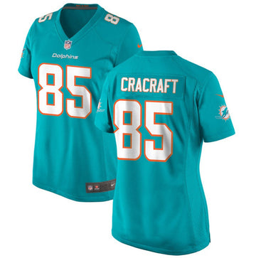 River Cracraft Miami Dolphins aqua Color Rush jersey