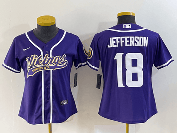 Justin Jefferson Minnesota Vikings purple jersey