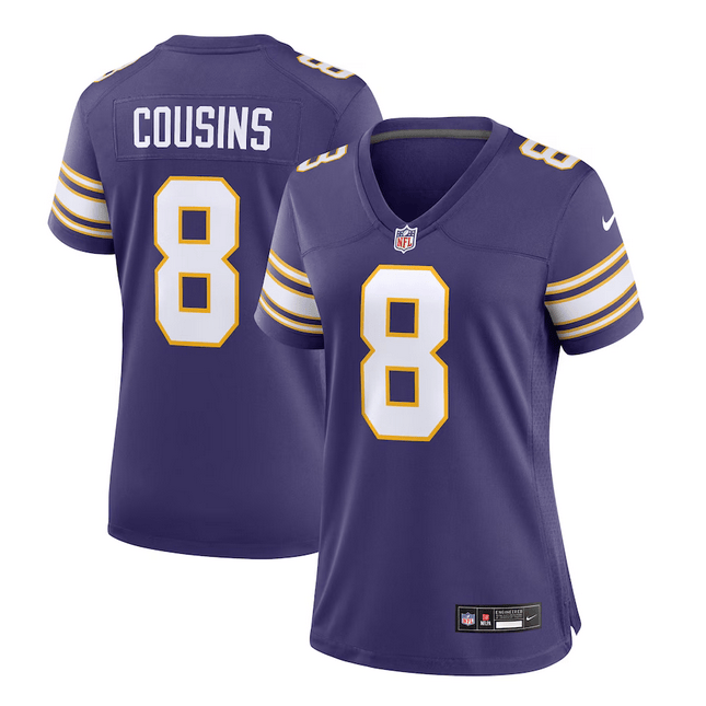 Kirk Cousins Minnesota Vikings purple Game jersey