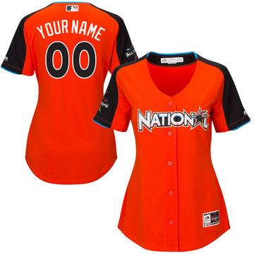 Majestic National League All-Star orange All-Star jersey