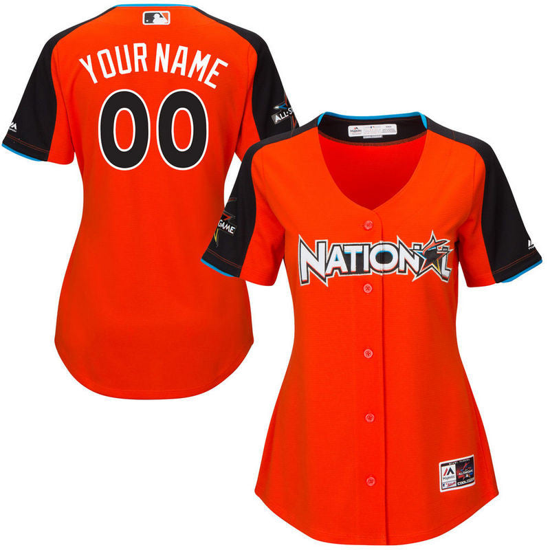 Majestic National League All-Star orange All-Star jersey