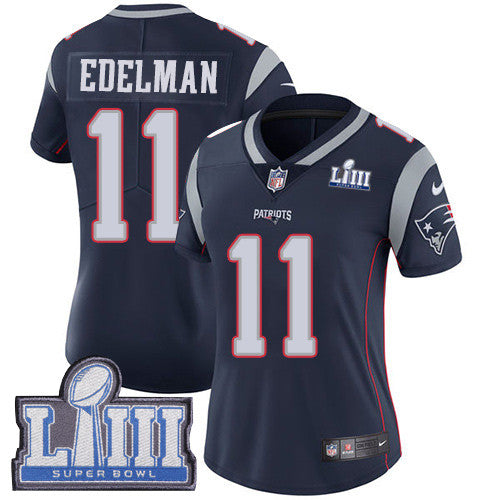Julian Edelman New England Patriots navy Vapor jersey