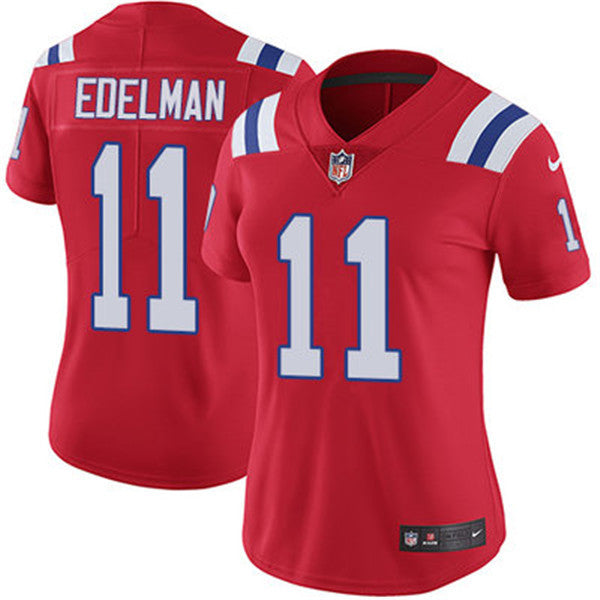Julian Edelman New England Patriots red Vapor jersey