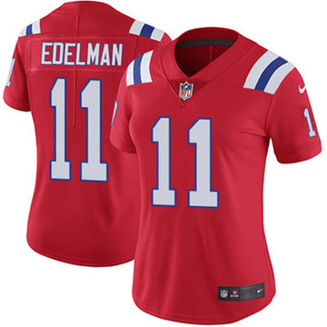 Julian Edelman New England Patriots red Vapor jersey