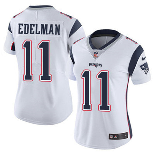 Julian Edelman New England Patriots white Vapor jersey