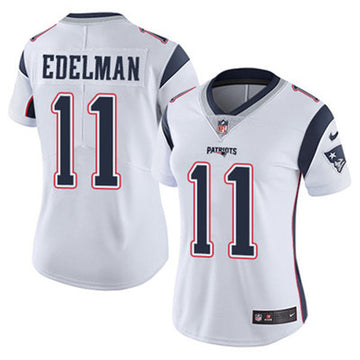 Julian Edelman New England Patriots white Vapor jersey