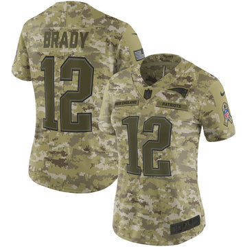 Tom Brady New England Patriots camo Salute To Service jersey