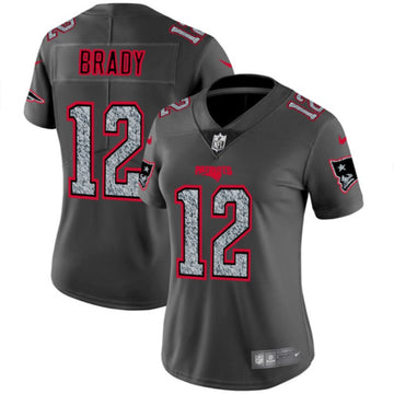 Tom Brady New England Patriots gray Fashion Static jersey